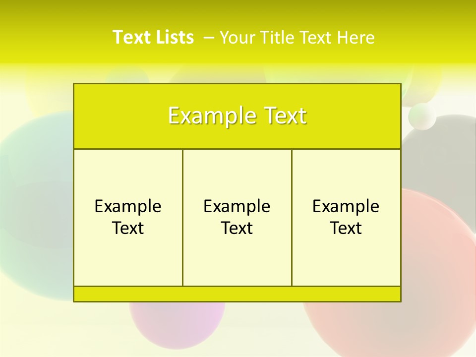 3D Balls PowerPoint Template