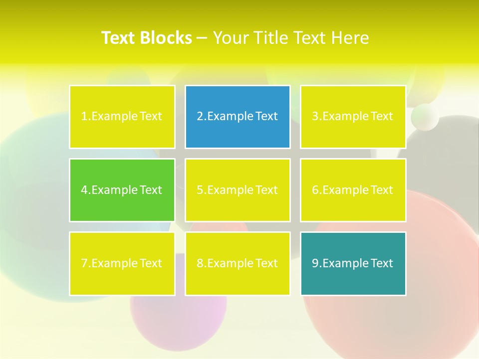 3D Balls PowerPoint Template
