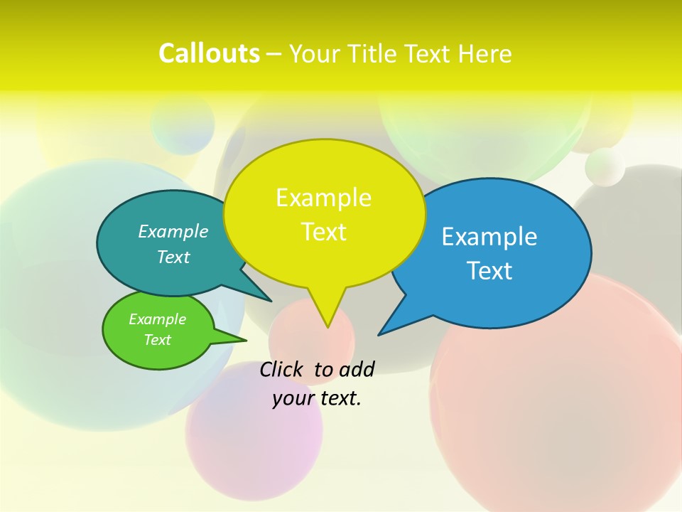 3D Balls PowerPoint Template