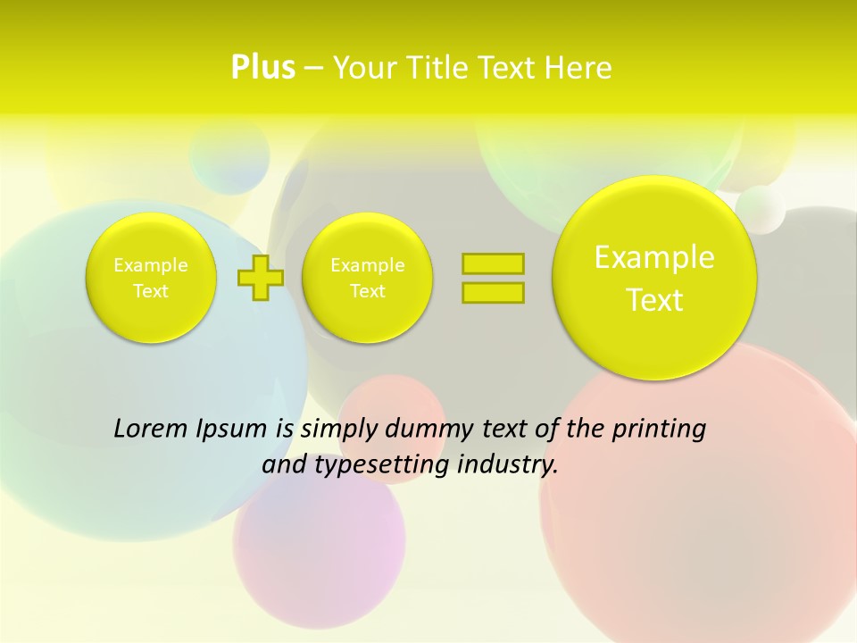 3D Balls PowerPoint Template