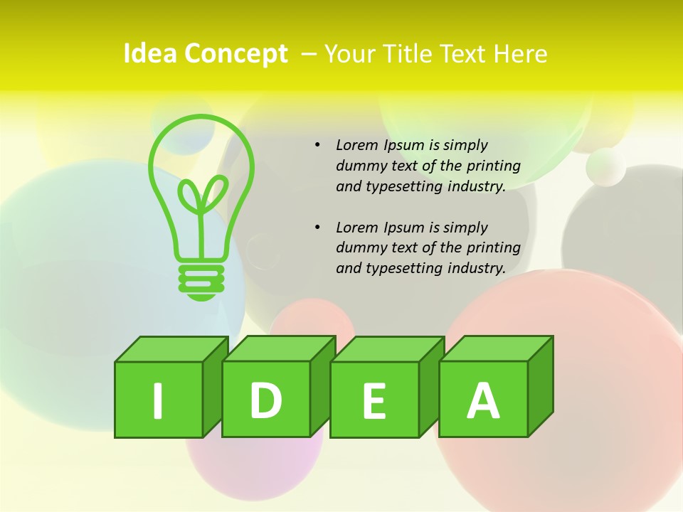 3D Balls PowerPoint Template