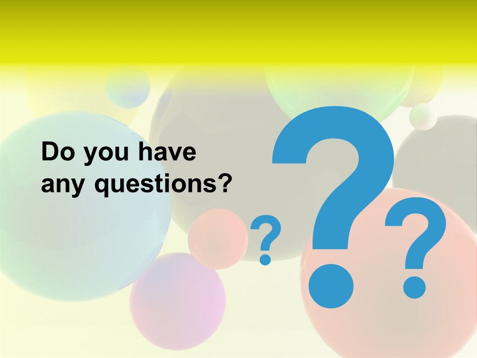 3D Balls PowerPoint Template