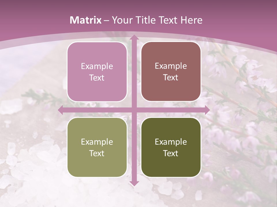 Honey Calluna With Sea Salt PowerPoint Template