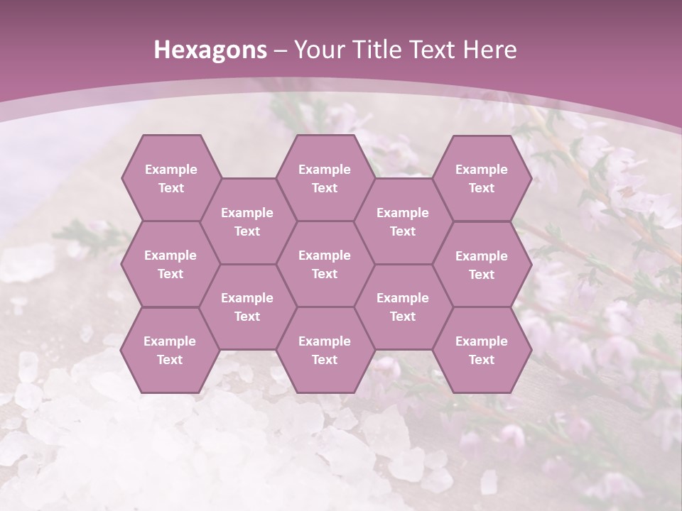 Honey Calluna With Sea Salt PowerPoint Template