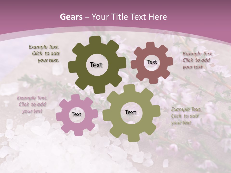 Honey Calluna With Sea Salt PowerPoint Template