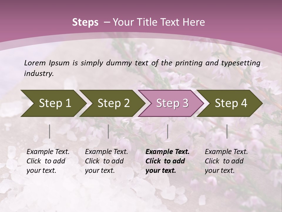 Honey Calluna With Sea Salt PowerPoint Template