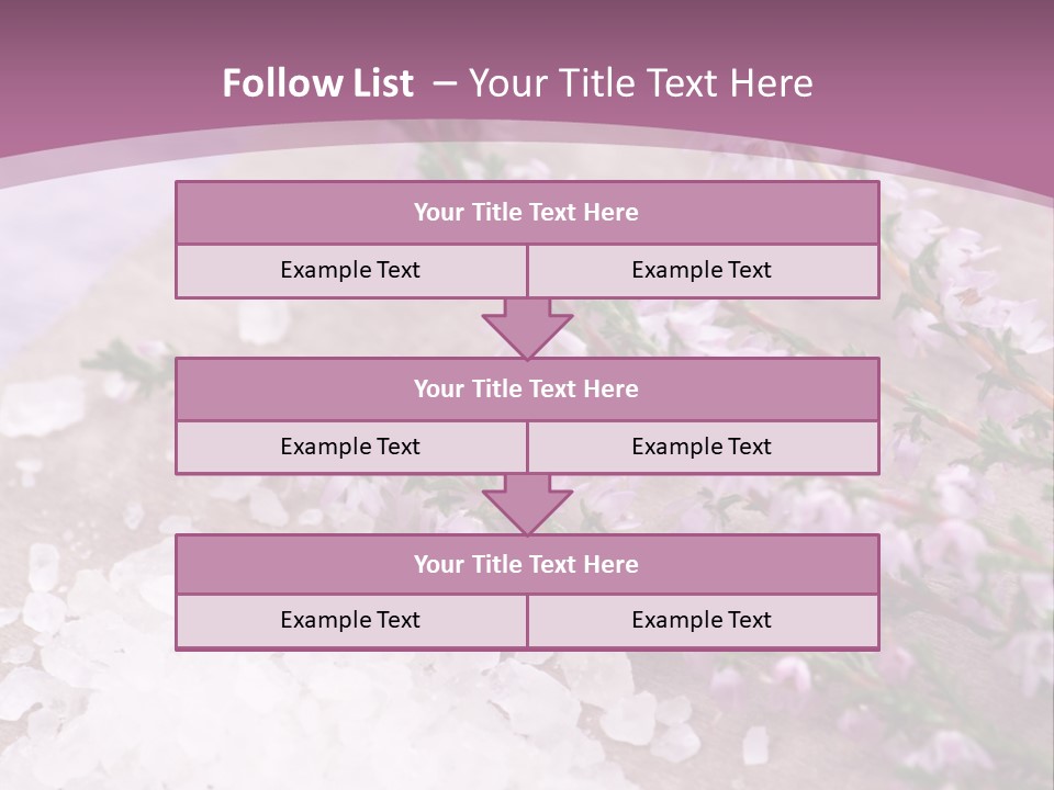 Honey Calluna With Sea Salt PowerPoint Template