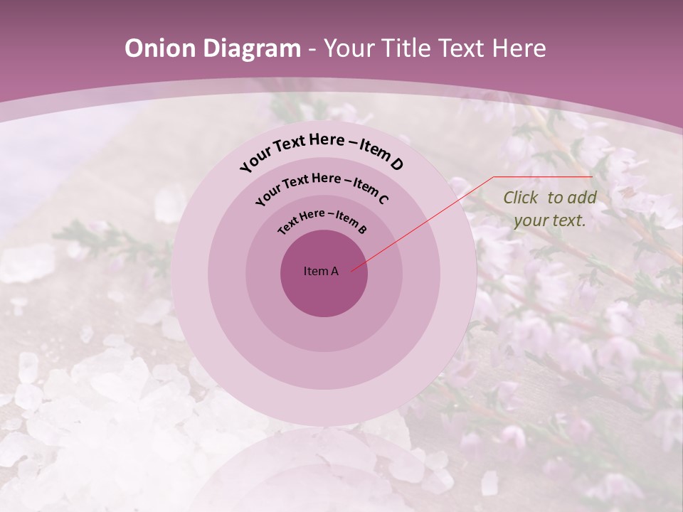 Honey Calluna With Sea Salt PowerPoint Template