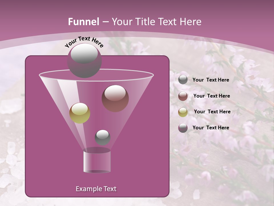 Honey Calluna With Sea Salt PowerPoint Template