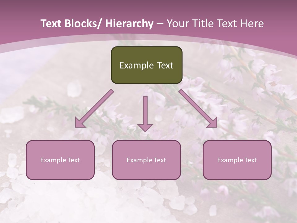 Honey Calluna With Sea Salt PowerPoint Template