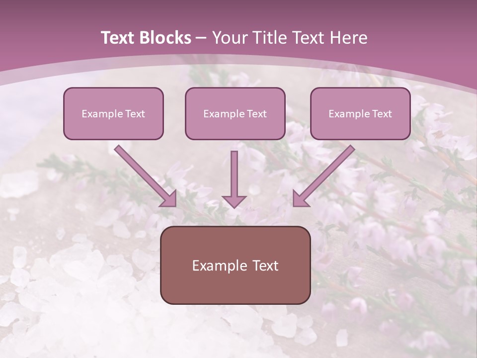 Honey Calluna With Sea Salt PowerPoint Template