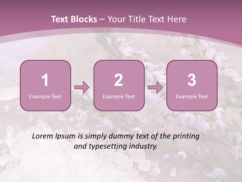 Honey Calluna With Sea Salt PowerPoint Template