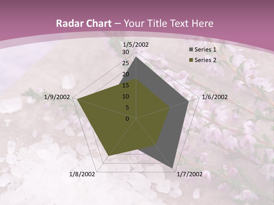 Honey Calluna With Sea Salt PowerPoint Template