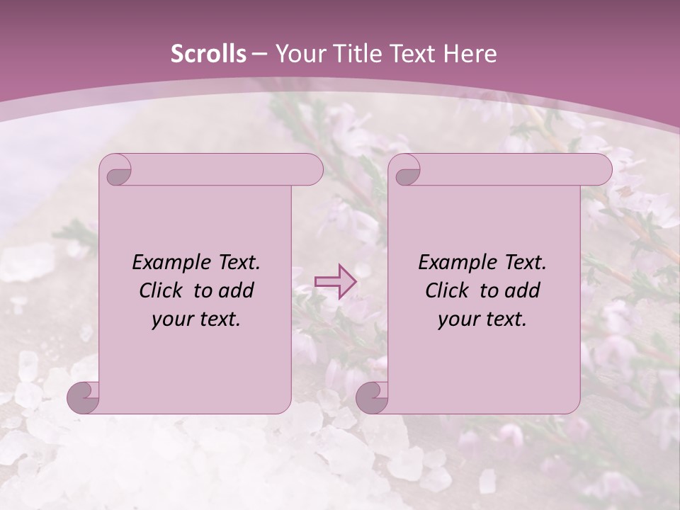 Honey Calluna With Sea Salt PowerPoint Template