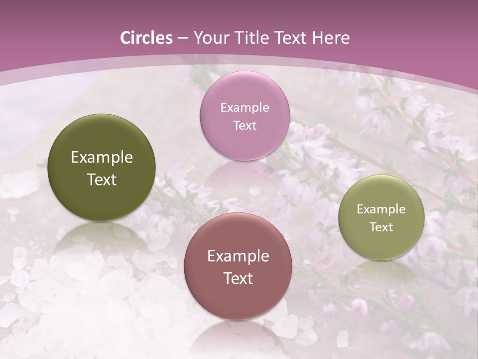 Honey Calluna With Sea Salt PowerPoint Template