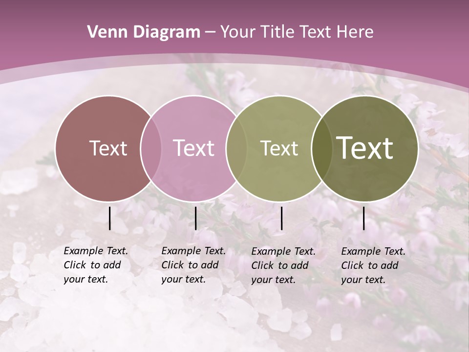 Honey Calluna With Sea Salt PowerPoint Template