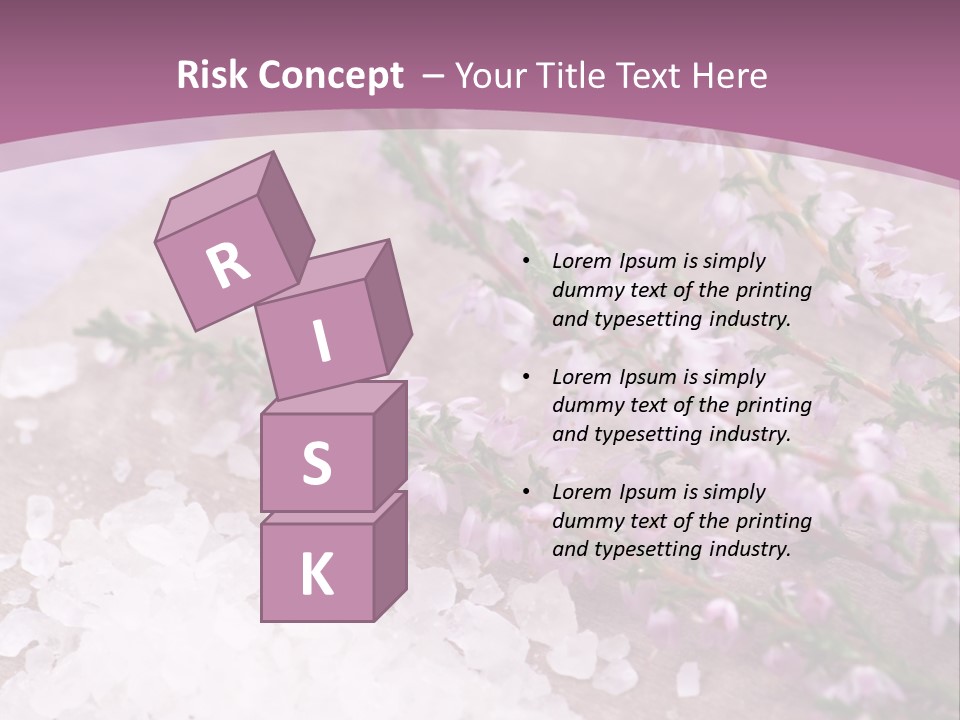 Honey Calluna With Sea Salt PowerPoint Template