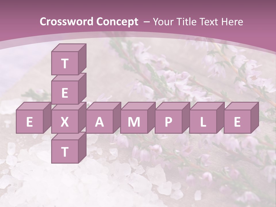 Honey Calluna With Sea Salt PowerPoint Template