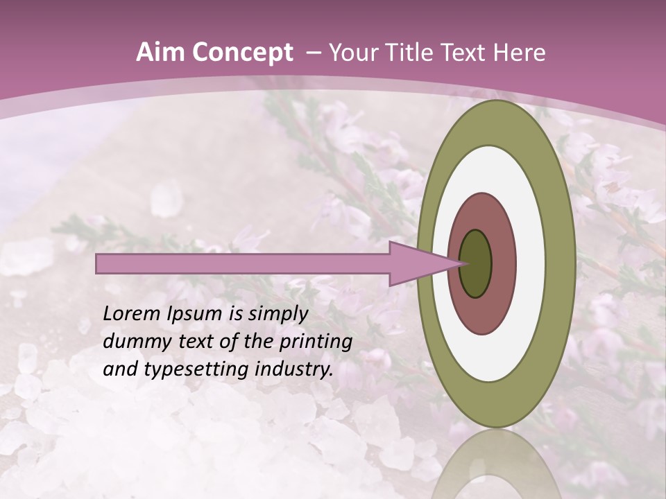 Honey Calluna With Sea Salt PowerPoint Template