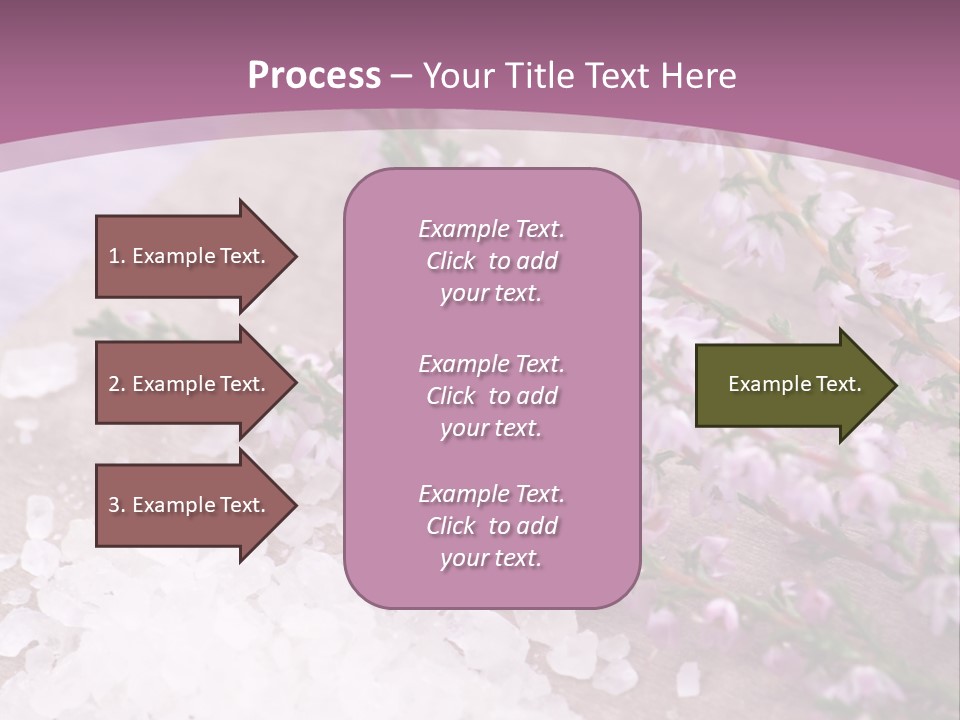 Honey Calluna With Sea Salt PowerPoint Template