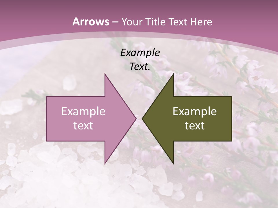 Honey Calluna With Sea Salt PowerPoint Template