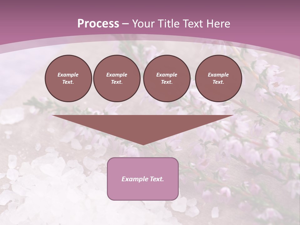 Honey Calluna With Sea Salt PowerPoint Template