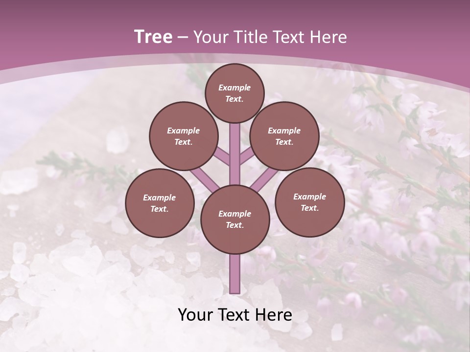 Honey Calluna With Sea Salt PowerPoint Template