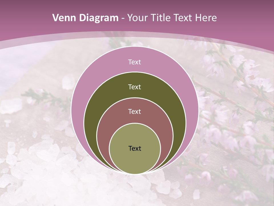 Honey Calluna With Sea Salt PowerPoint Template