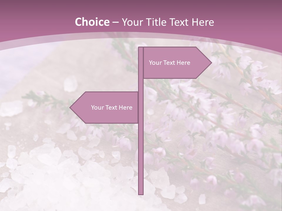 Honey Calluna With Sea Salt PowerPoint Template