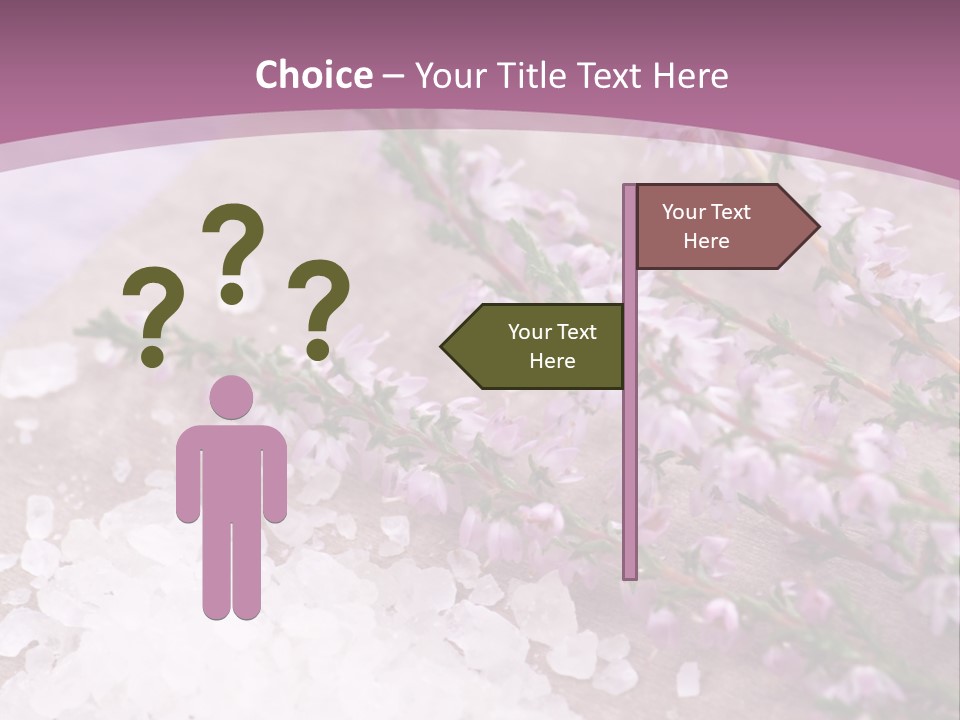 Honey Calluna With Sea Salt PowerPoint Template