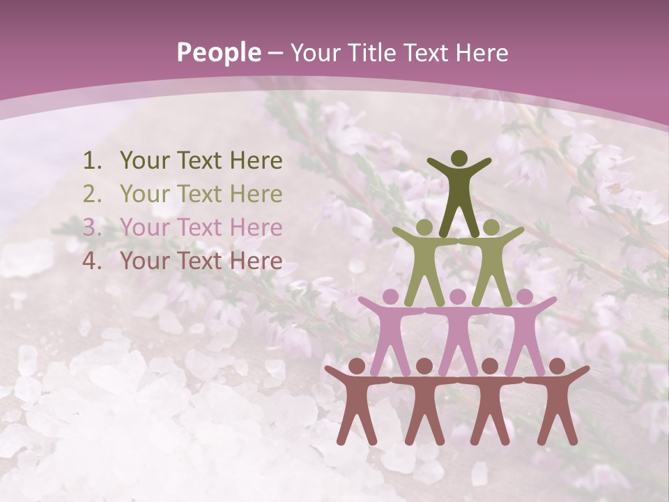 Honey Calluna With Sea Salt PowerPoint Template