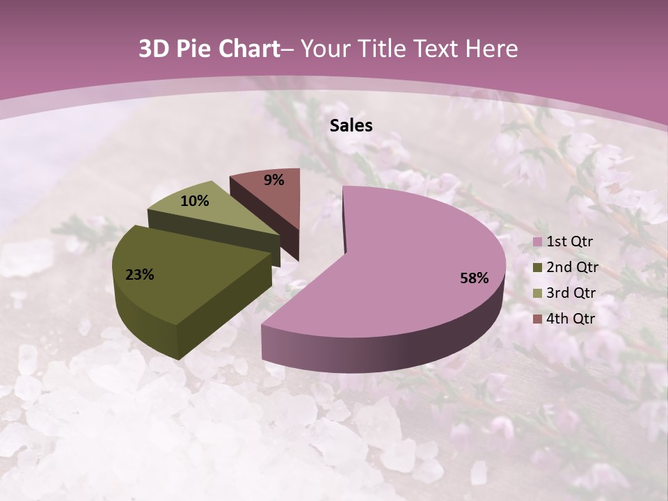 Honey Calluna With Sea Salt PowerPoint Template
