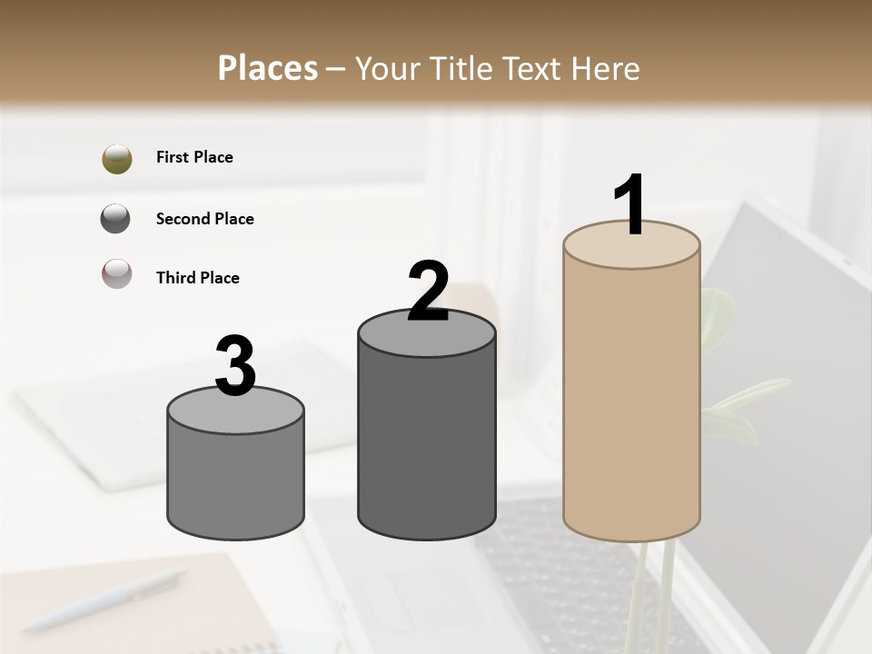 Office Desk PowerPoint Template