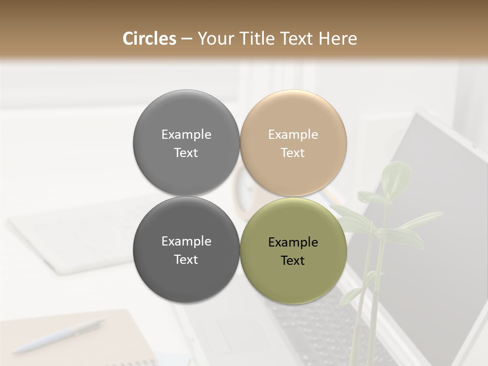 Office Desk PowerPoint Template