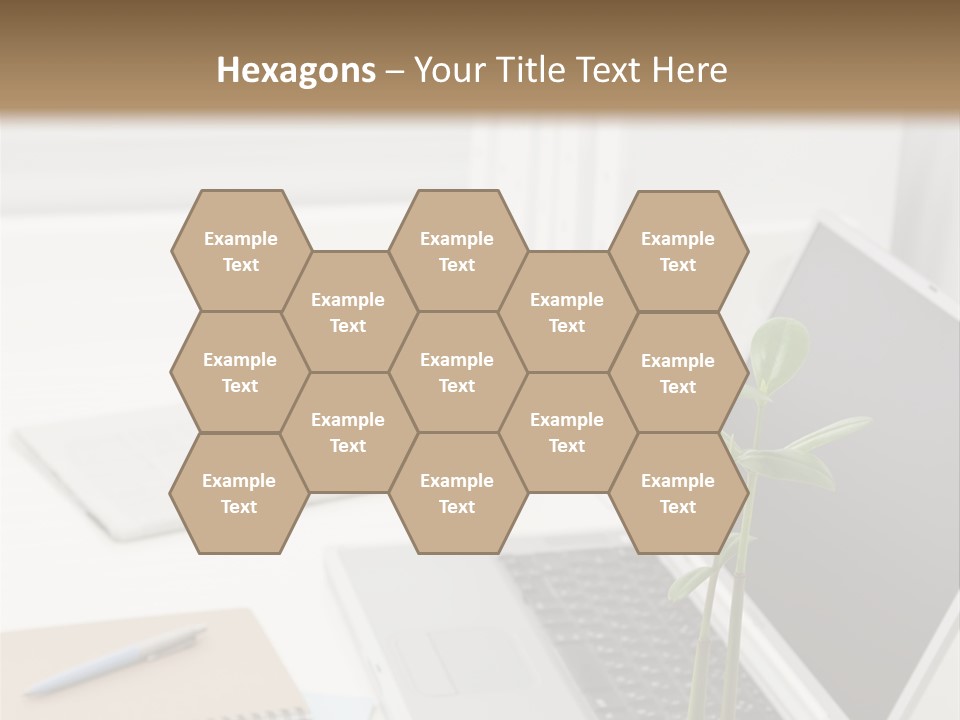Office Desk PowerPoint Template