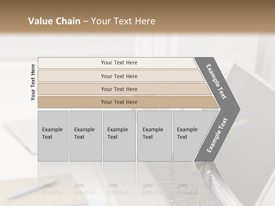 Office Desk PowerPoint Template