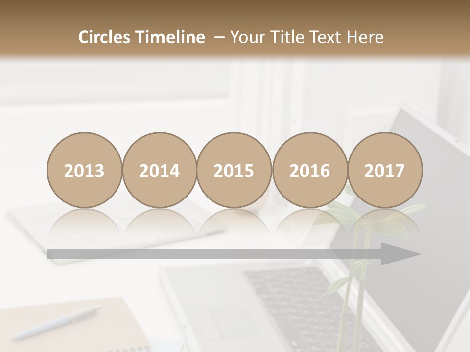 Office Desk PowerPoint Template
