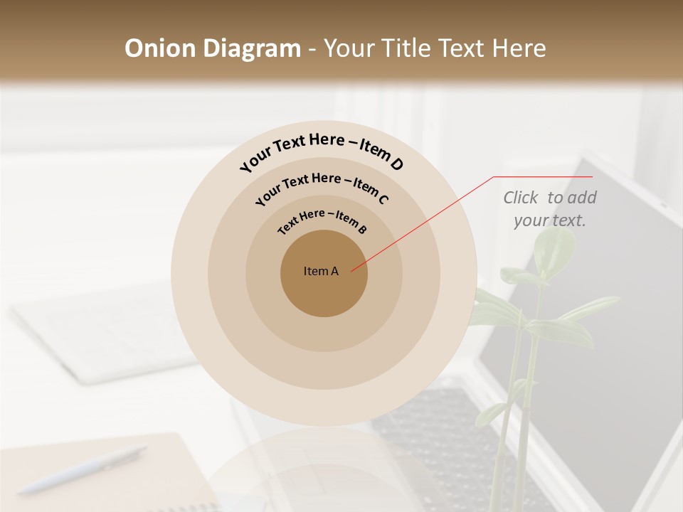 Office Desk PowerPoint Template