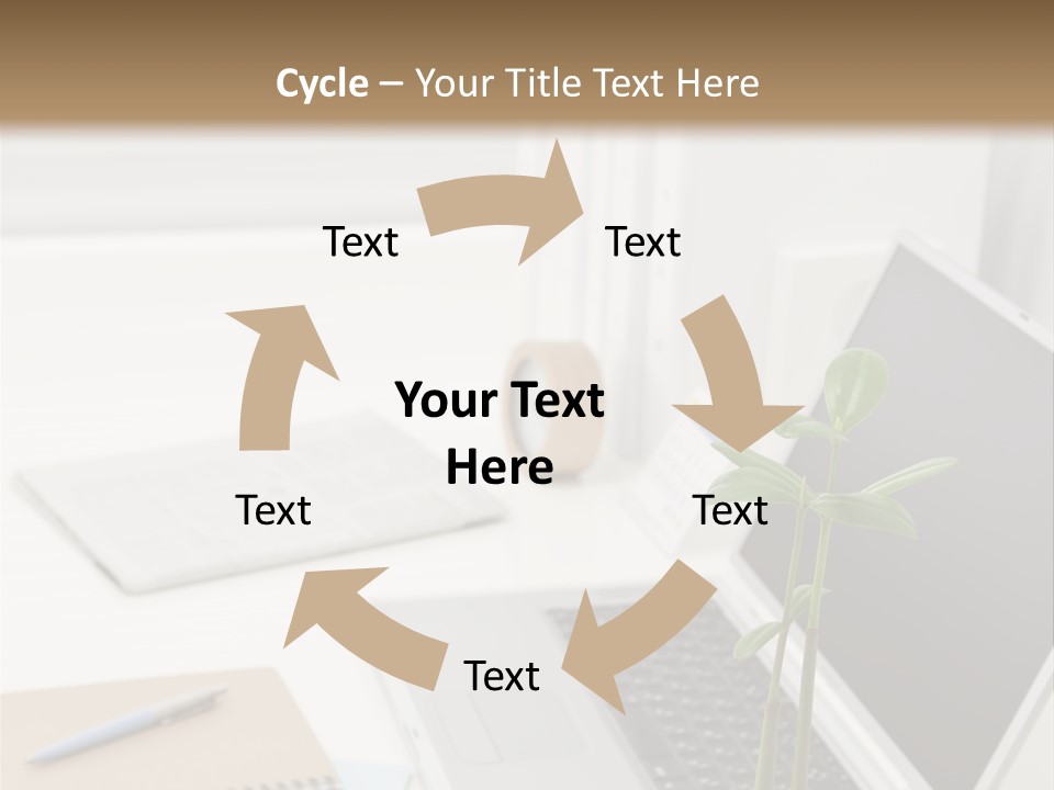 Office Desk PowerPoint Template