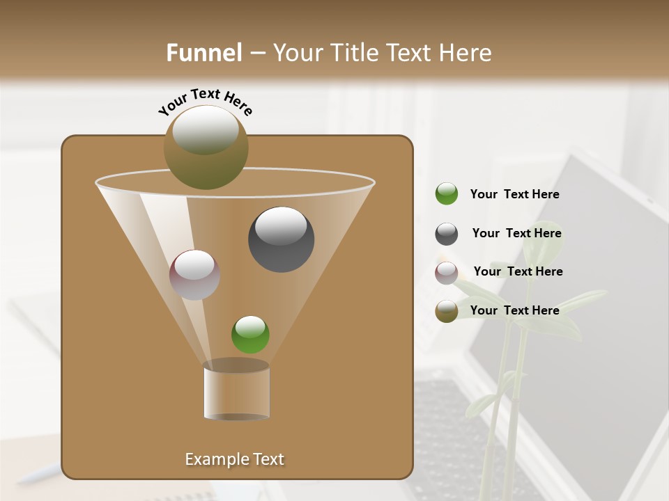 Office Desk PowerPoint Template