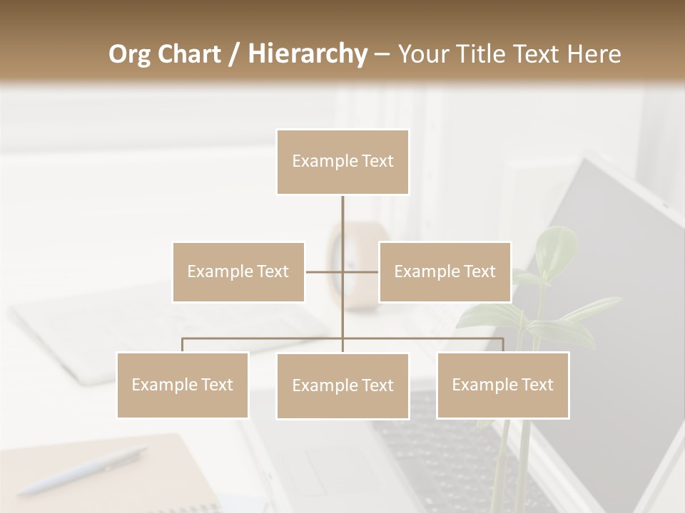 Office Desk PowerPoint Template