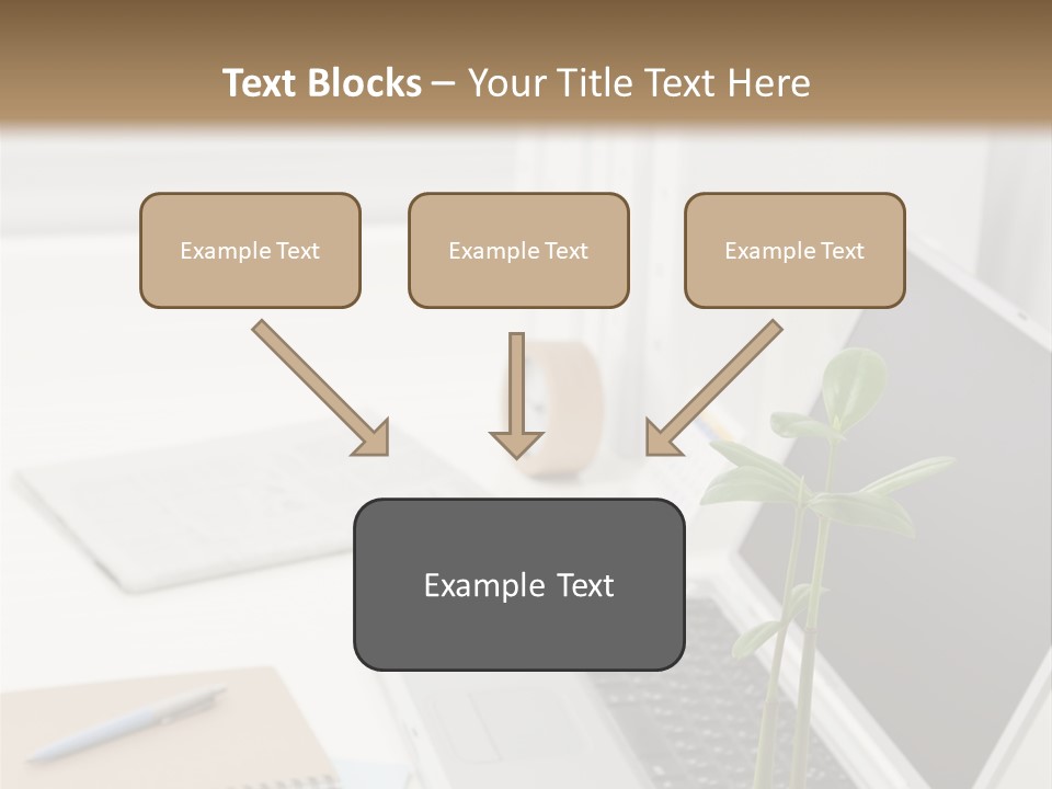 Office Desk PowerPoint Template