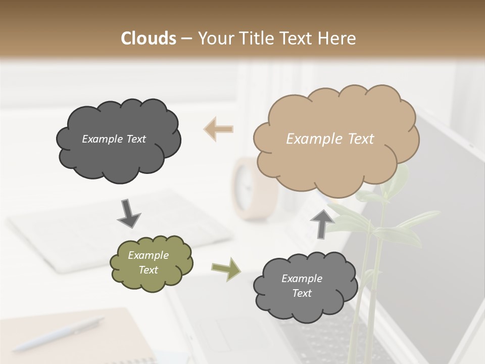 Office Desk PowerPoint Template