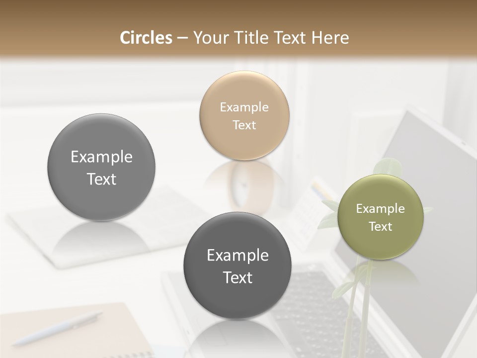 Office Desk PowerPoint Template