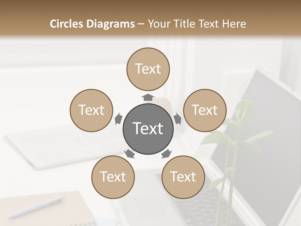 Office Desk PowerPoint Template