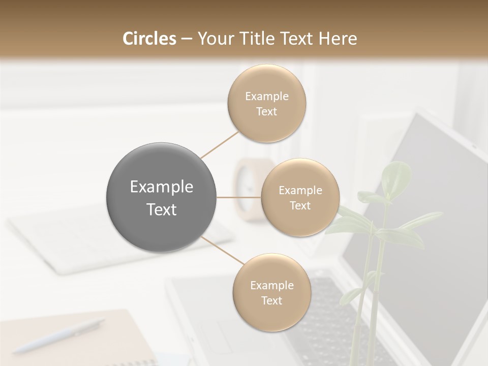 Office Desk PowerPoint Template