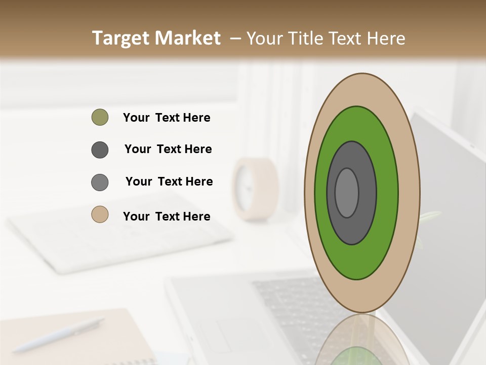 Office Desk PowerPoint Template