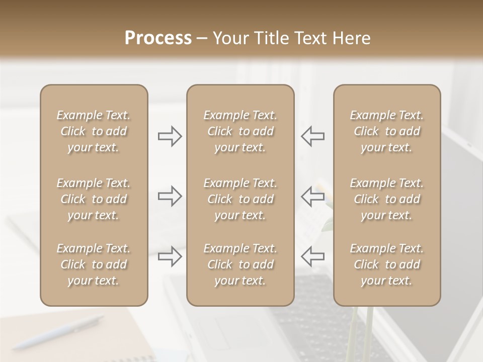 Office Desk PowerPoint Template