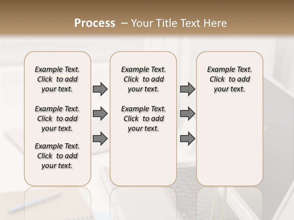 Office Desk PowerPoint Template