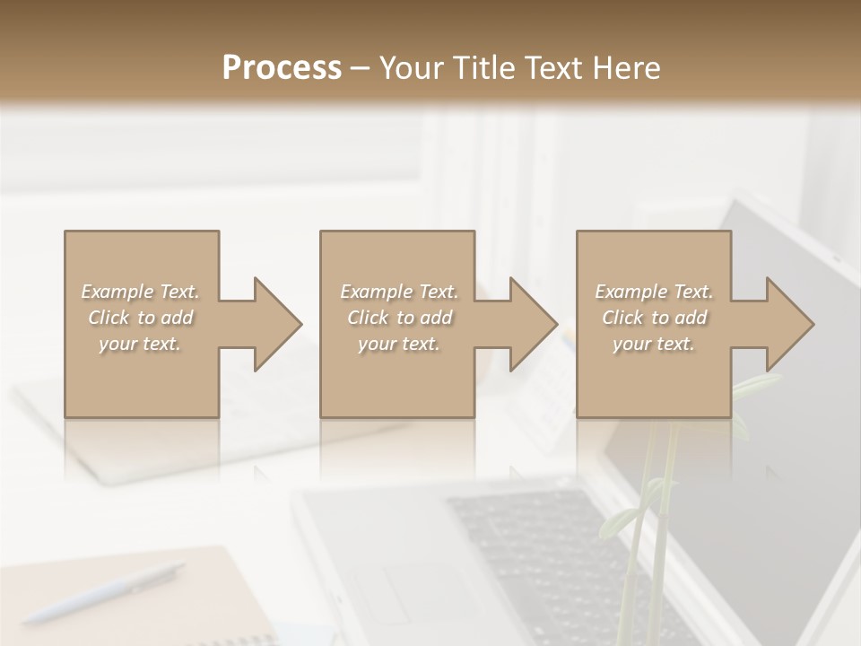 Office Desk PowerPoint Template